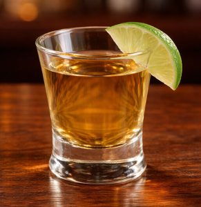 Vaso de tequila en castellana 113 lounge&bar