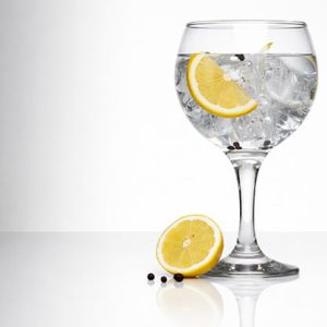 copa de ginebras con raja de limon Castella113 Lounge&Bar Madrid